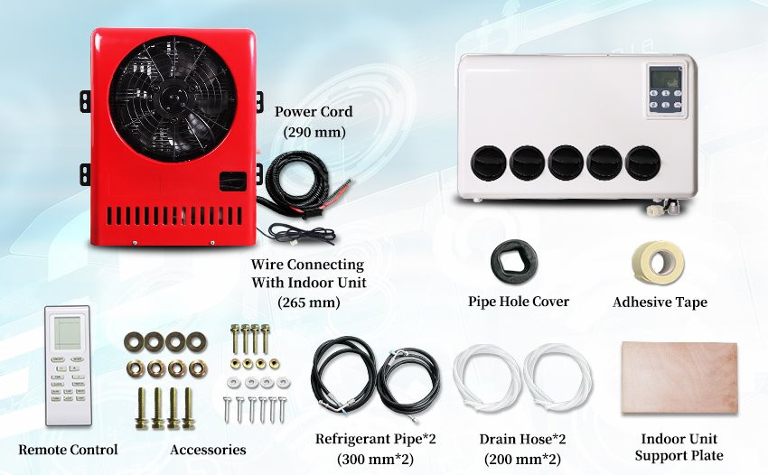 product list of 12v truck ac